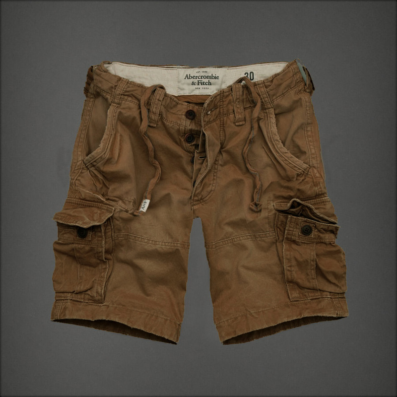 Abercrombie Fitch Hombres Cargo Patalón Corto AF7517